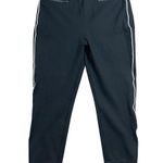 Spanx The Perfect Skinny Ankle Pant Women's Plus Size 1X Black with White Piping Photo 0