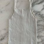 Off white stretchy knit tank with bow buttons ๐ Photo 5