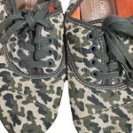 Toms Tan Leopard Cotton/Hemp Blend Lace Up Sneakers Women Sz Y4 Photo 6