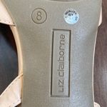 Liz Claiborne  Chunky 2” Heel Cap Toe Faux Leather Sling Back Dress Shoe Photo 5