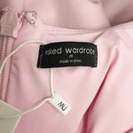 Naked Wardrobe NWT Pink Faux Leather Maxi Tank Dress Size Medium Fitted Bodycon Photo 12