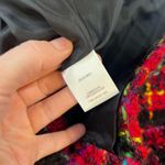 Talbots Colorful Threaded Red & Black Plaid Tweed Wool Blend Blazer Jacket Sz 12 Photo 9