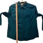 Appleseeds Womens Button Up Top Size 18W Career Office Business Casual Comfy Green Photo 10