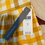 Anthropologie  SFW Jolie Yellow Gingham Tapered Pants cottagecore NWT Photo 4