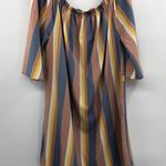 Blush Hint of Striped Blouse Womens 1X Used Photo 1