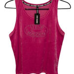 Steve Madden  Tank Top &‎ Shorts Set Rhinestone Logo Loungewear 1X Photo 0