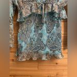 Fashion Bug Vintage Y2K Sz Small Silk Paisley Tank Crop Cardigan Set Coquette Photo 2