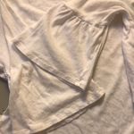 Madewell Flare Sleeve Tee White Cotton Size XS Basic Casual Textured Cotton Knit Photo 5