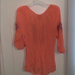 Mudd Peachy Embroidered Peasant 3/4 Sleeve Blouse Photo 4