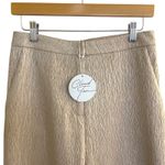 Cloud Ten Textured Wide Leg Pants Beige Gold Women's Size Medium Photo 1