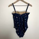 Summersalt Oasis Navy Stars Swim Bathing Suit Womens Size 4 Blue Photo 2