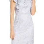 Rachel Parcell  Floral Lace Sheath Dress Powder Blue Small Photo 1