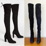 Stuart Weitzman  • Highland Boot over the knee thigh high black suede heeled Photo 3