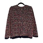 Ann Taylor Fuzzy Textured Confetti Tweed Lady Jacket - Size M Photo 3