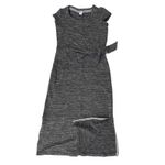 Talbots Oprah Magazine Marled Knit Drape Jersey Maxi Dress 0P Petites Cottage Photo 2