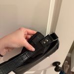 Urban Outfitters  Black Croc-Textured Shoulder Bag Photo 5