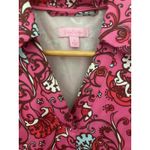 Lilly Pulitzer Wayles Hotty Pink Ring My Chimes Silk Dress Size 8 Photo 7