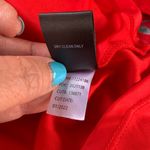 Torrid  Red Floral Flutter Sleeve Lace Up Neck Dress Size 3X Plus EUC Photo 9