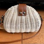 Patricia Nash Patrica Nash Spring Wicker Crossbody Natural Tan Leather handbag NWT Photo 2