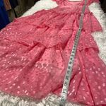 Love Shack Fancy  Tiered Ruffle Maxi Gown in Pink Size 4 Photo 4