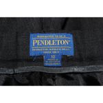 Pendleton 100% Virgin Wool Gray Tapered Pleated Trouser Pants Size 10 Photo 1