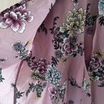 Band of Gypsies Band of Gypies Moissanite Corset Bodice Wide Leg Romper Dress Floral SZ M Photo 6