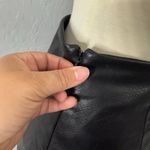 ASOS Topshop Midi Faux Leather Skirt, Black, 2 Photo 3