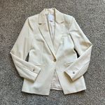 Mango MNG by ivory button up blazer size 4 Photo 5