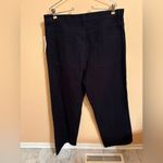 Lisa Says Gah NWT  Black Wide Leg Pleated Pants Photo 2