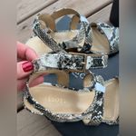 Talbots Dressy unique snake skin print sandals🌟🧡🌟 Photo 12