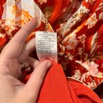 Kori Floral Dress in Orange and Golds Photo 5