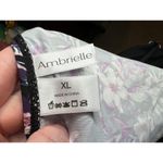 Ambrielle tankini top swimsuit floral black pink purple underwire Size XL Photo 9