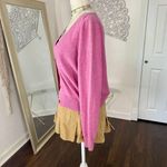 Talbots  Romantic Coquette Super Soft Pink Lambswool Angora Rabbit Hair Cardigan Photo 5