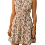 Madewell  Garden Vine Sleeveless Cotton Dress Sz 0 Floral Fairy Cottage Preppy Photo 1