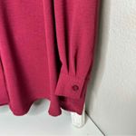 Fred David ‎ Burgundy Long Sleeve Button Up Top with Pocket 2XL Photo 2