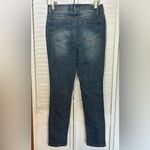 Wallflower juniors size 3 Flirty Curvy High Rise Skinny Stretch blue jeans NWT Photo 1