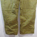Yellow Blue Checkered Pants Jumpsuit Light Weight Casual Size 2X Photo 2