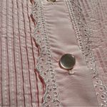 Blush Pink Lace Trim Chemise with Ribbed Texture : Box W07: Size M Photo 1