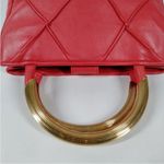 Fendi  Pasta Red Leather Mini Handbag EUC Photo 3