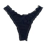 Princess Polly NWT Kathrine Triangle Bikini Set Black White Trim Size US 6/8 NEW Photo 10