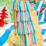 Lulus . Multicolor Off-Shoulder Tiered Dress Photo 1
