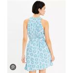 Loft  Floral Bloom Criss-Cross Halter Dress Size 2P NWT Photo 1