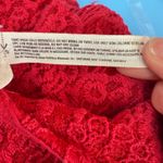 Free People  Red Daydream Lace Bodycon Mini Dress Size Small Photo 7