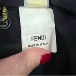 Fendi Navy blazer Jacket with croc embossed Buttons Photo 8