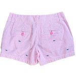 Vineyard Vines NWT  Seersucker Whale Shorts Pink White Blue Size 0 Retail $65.00 Photo 5