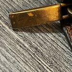 Black leather flower‎ wallet! Photo 5