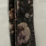 Lululemon Headband Floral Print Gray Running Yoga Workout Hair Accessory Photo 0