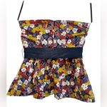 Anthropologie Porridge Top Strapless Women's Size 2
Floral Pattern Waist Bow Purple Photo 1