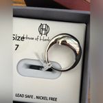 Ring by House of Harlow 1960, size 7, lead free, nickel free, silver in color Photo 2