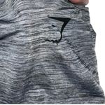 Gymshark x Nikki Blackketter Twist Back Tank Top Size Medium High Neck Gray Mesh Photo 2